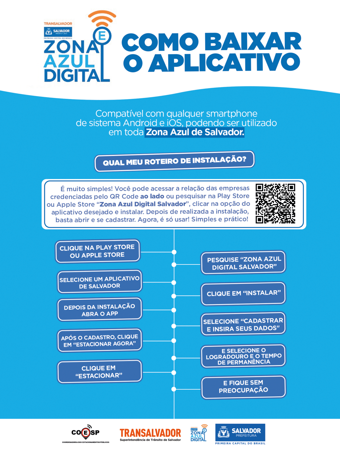 Como baixar o app